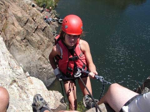 Rock Climbing and Abseiling at Eagle Falls